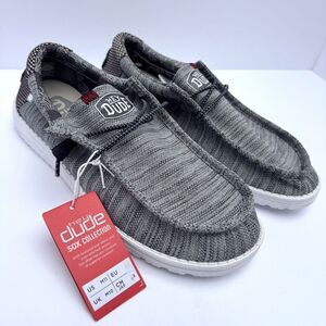 Hey Dude 110352711 Men's Wally Sox Shoes Ice Orion Blue US 11 New